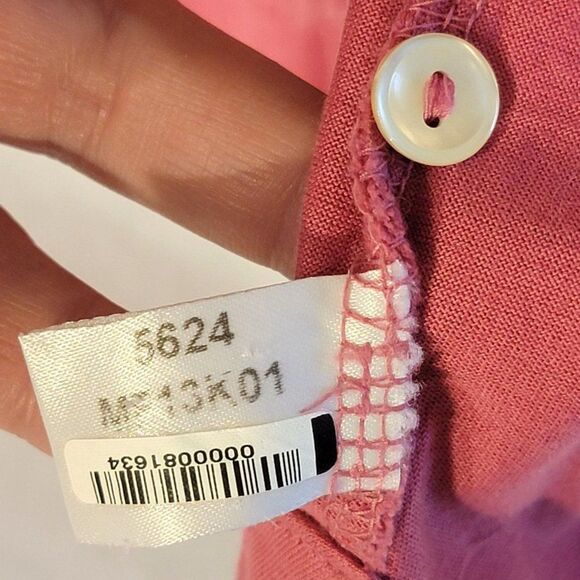 Peter Millar Golf Polo Mens XL Pink Short Sleeve Hidden Creek NJ Crest Preppy - Picture 8 of 9